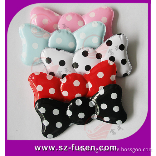 Women Used New Style Custom Printed Bowknot Hair Clip